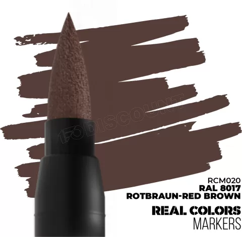 Photo de Ak Interactive - Real Colors Marker Rotbraun Red Brown Ral8017