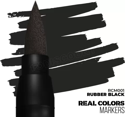 Photo de Ak Interactive - Real Colors Marker Rubber Black