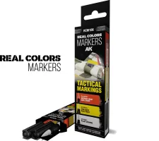 Photo de Ak Interactive - Real Colors Marker Set Tactical Markings (3 Markers)
