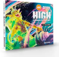 Photo de Ak Interactive Set de Peinture - High Pigmentation (14  Colors)