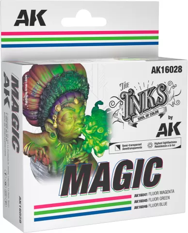 Photo de Ak Interactive Set de : The Inks - Magic (Set de 3 Ref.)