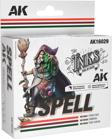 Photo de Ak Interactive Set de : The Inks - Spell (Set de 3 Ref.)