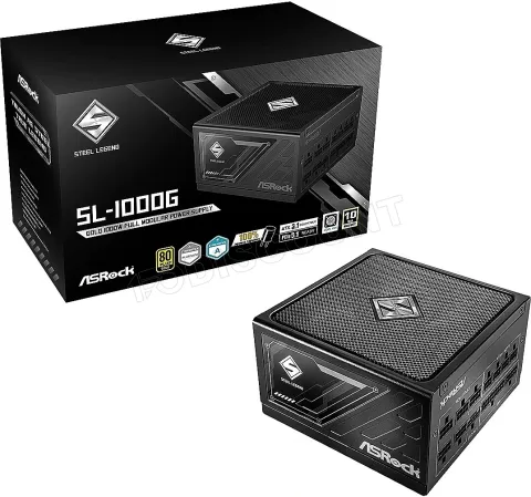 Photo de Alimentation ATX ASRock Steel Legend - 1000W (Noir)