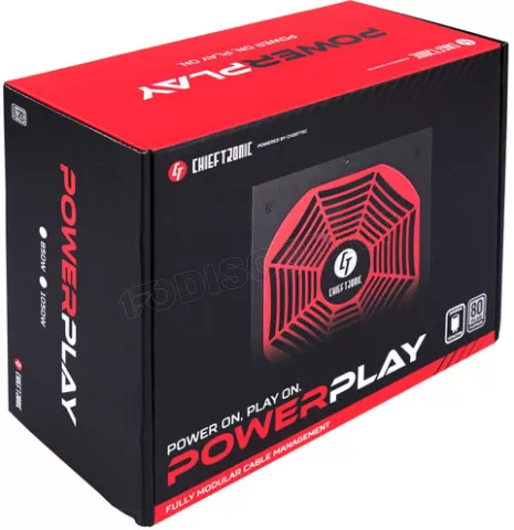 Photo de Alimentation ATX Chieftec Chieftronic PowerPlay - 1200W (Noir/Rouge)