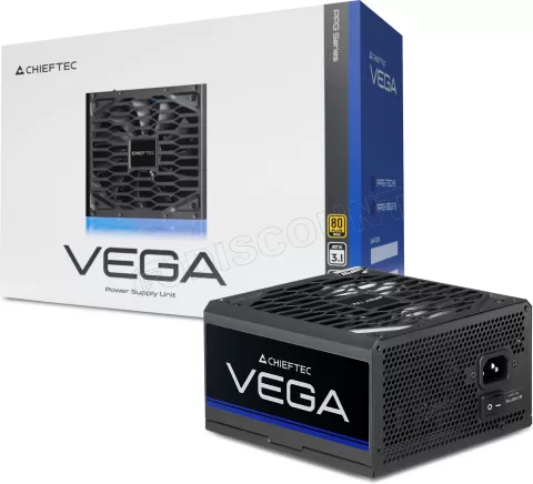 Photo de Alimentation ATX Chieftec Vega - 850W (Noir)