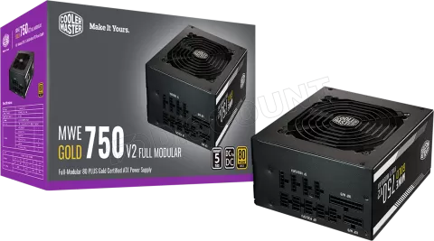 Photo de Alimentation ATX Cooler Master MWE Gold V2 - 750W (Noir)