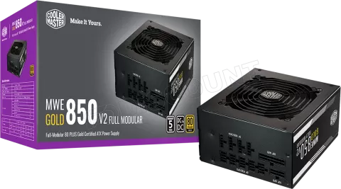 Photo de Alimentation ATX Cooler Master MWE Gold V2 - 850W (Noir)