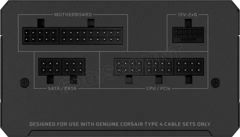 Photo de Alimentation ATX Corsair RMe (2025) - 1000W (Noir)