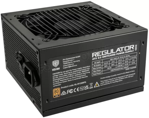 Photo de Alimentation ATX Kolink Regulator - 1200W (Noir)