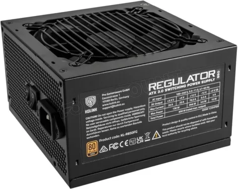 Photo de Alimentation ATX Kolink Regulator - 850W (Noir)