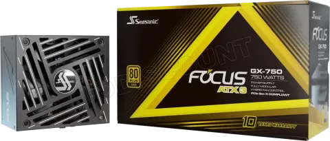 Photo de Alimentation ATX Seasonic Focus GX ATX 3 (2024) - 750W (Noir)