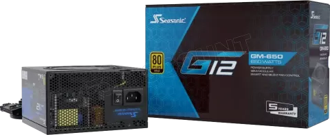 Photo de Alimentation ATX Seasonic G12 GM (2024) - 650W (Noir)