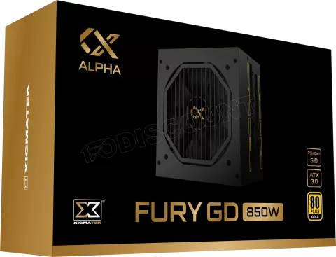 Photo de Alimentation ATX Xigmatek Fury GD - 850W (Noir) ATX 3.0