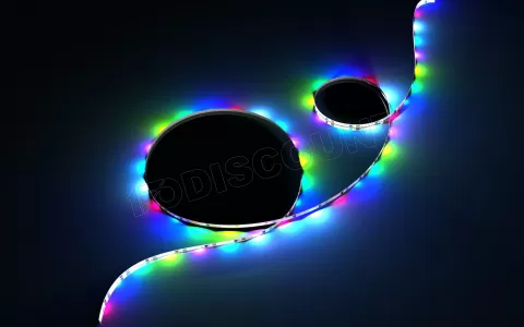 Photo de Bandeau LED connecté R-Music Cutable Strip RGB 3m