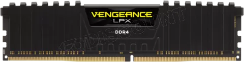 Photo de Barrette mémoire 16Go DIMM DDR4 Corsair Vengeance LPX  3200Mhz (Noir) (Bulk)