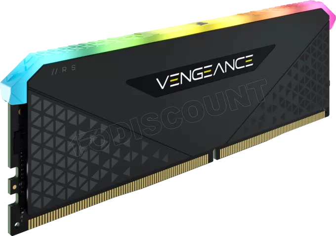 Barrette mémoire 16Go DIMM DDR4 Corsair Vengeance RS RGB  3200Mhz (Noir)