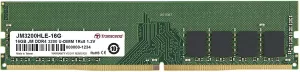 Photo de Barrette mémoire 16Go DIMM DDR4 Transcend JetRam 3200Mhz CL22 (Vert)