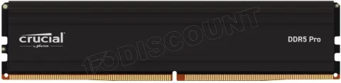 Photo de Barrette mémoire 16Go DIMM DDR5 Crucial Pro 5600MHz (Noir)