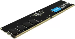 Photo de Barrette mémoire 32Go DIMM DDR5 Crucial 5600MHz (Noir)