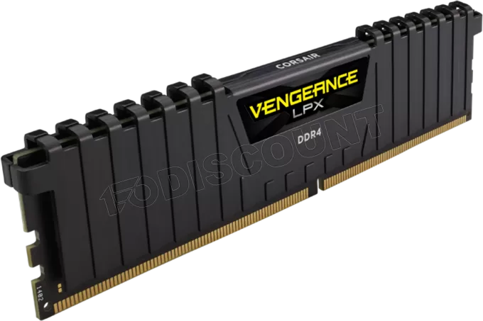 Barrette mémoire 8Go DIMM DDR4 Corsair Vengeance LPX  2400Mhz (Noir)