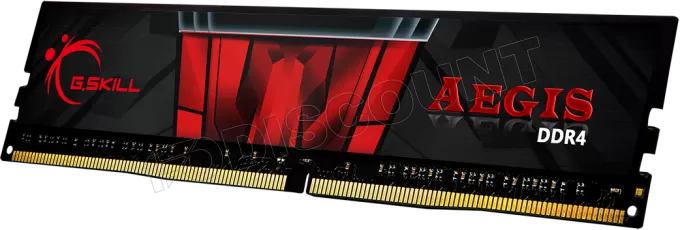 Barrette mémoire 8Go DIMM DDR4 G.Skill Aegis  3000Mhz (Noir et Rouge)