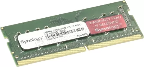 Photo de Barrette mémoire NAS 4Go SoDIMM DDR4 Synology 2666MHz