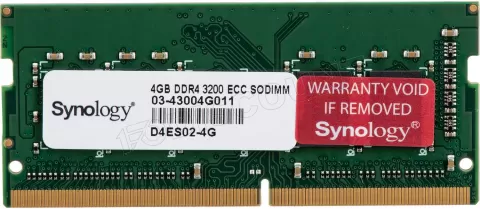 Photo de Barrette mémoire NAS 4Go SoDIMM DDR4 Synology 3200MHz