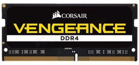 Photo de Barrette mémoire SODIMM DDR4 Corsair 2666Mhz 16Go (Noir)