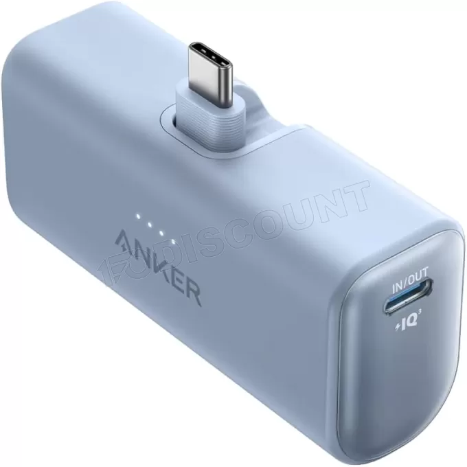 Batterie externe USB Anker Nano - 5000mAh 22,5W (Bleu)