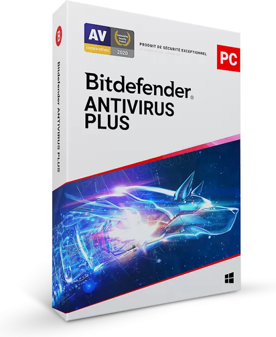 Bitdefender Antivirus Plus - 3 appareils / 2 ans