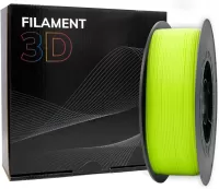 Photo de Bobine de Filament PLA 3D Jaune fluo Ø1,75mm - 1kg