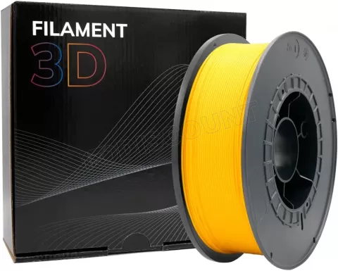 Photo de Bobine de Filament PLA 3D Jaune Ø1,75mm - 1kg