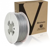 Photo de Bobine de Filament PLA Verbatim 1,75 mm - 1 Kg (Gris)