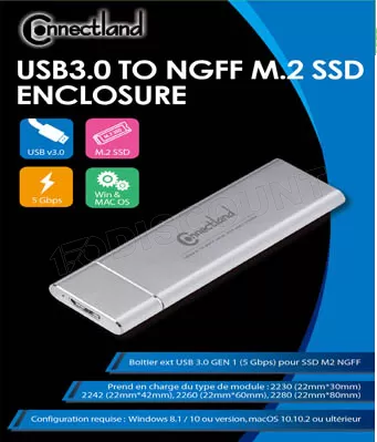 ICY BOX Station d'Accueil USB 3.0 pour SSD ou Dique Dur de 2,5 ou