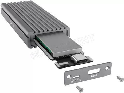 Photo de Boitier externe USB 3.1 Icy Box IB-1817M-C31 - NVMe M.2 Type 2280 (Gris)