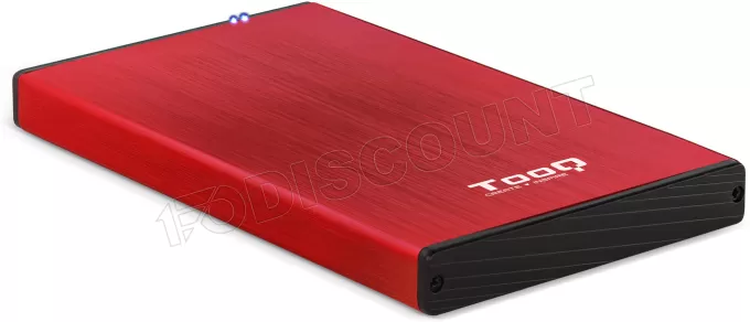 Boitier externe USB 3.1 TooQ TQE-2527 - S-ATA 2,5" (Rouge)