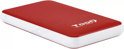 Photo de Boitier externe USB 3.1 TooQ TQE-2528 - S-ATA 2,5" (Rouge)