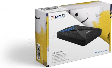 Photo de Boitier externe USB 3.1 TooQ TQE-2550 - S-ATA 2,5" (Noir)
