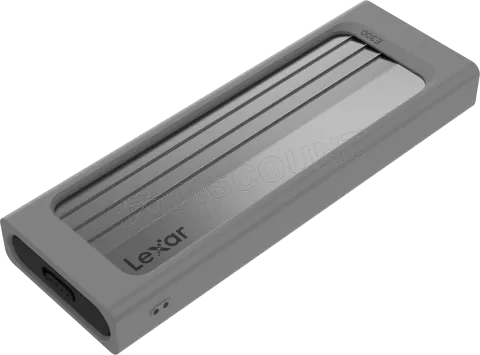 Photo de Boitier externe USB 3.2 Lexar E300 - NVMe M.2 Type 2280 (Argent)