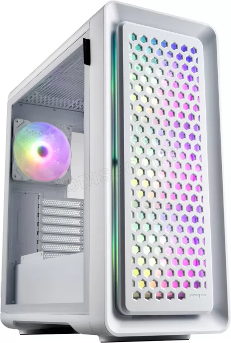 Boitier Grand Tour ATX FSP CUT593P RGB avec panneau vitré (Blanc)