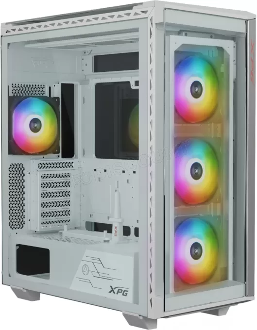 Boitier Grand Tour E-ATX Adata XPG BattleCruiser II RGB avec panneaux vitrés (Blanc)