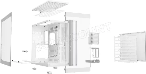 Photo de Boitier Grand Tour E-ATX be quiet! Light Base 900 DX RGB avec panneaux vitrés (Blanc)