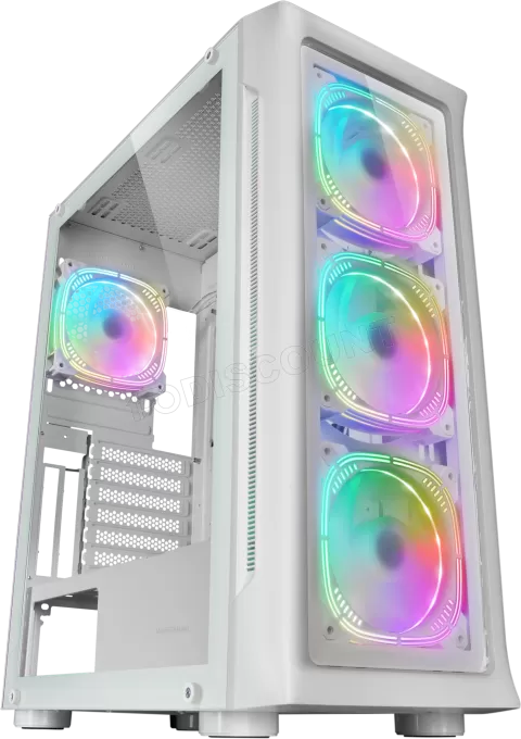 Boitier Grand Tour E-ATX Mars Gaming MC-Neo RGB avec panneau vitré (Blanc)