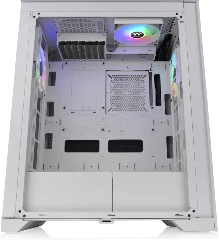 Photo de Boitier Grand Tour E-ATX Thermaltake Centralized Thermal Efficiency T500 TG RGB avec panneaux vitrés (Blanc)