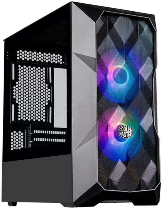 Boitier Micro ATX Cooler Master MasterBox TD300 Mesh RGB avec panneau vitré (Noir)