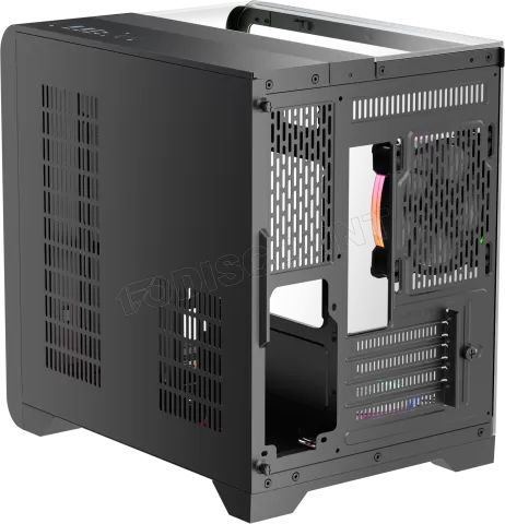 Photo de Boitier Mini Tour Micro ATX 1stPlayer RT5 RGB avec panneaux vitrés (Noir)