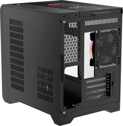 Photo de Boitier Mini Tour Micro ATX 1stPlayer VT5 RGB avec panneau vitré (Noir)