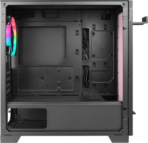 Photo de Boitier Mini Tour Micro ATX Azza Elise RGB avec panneau vitré (Noir)