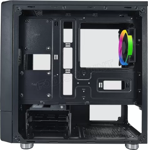 Photo de Boitier Mini Tour Micro ATX Azza Noir RGB avec panneau vitré (Noir)