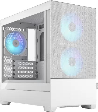 Photo de Boitier Mini Tour Micro ATX Fractal Design Pop Mini Air RGB Avec panneau vitré (Blanc)